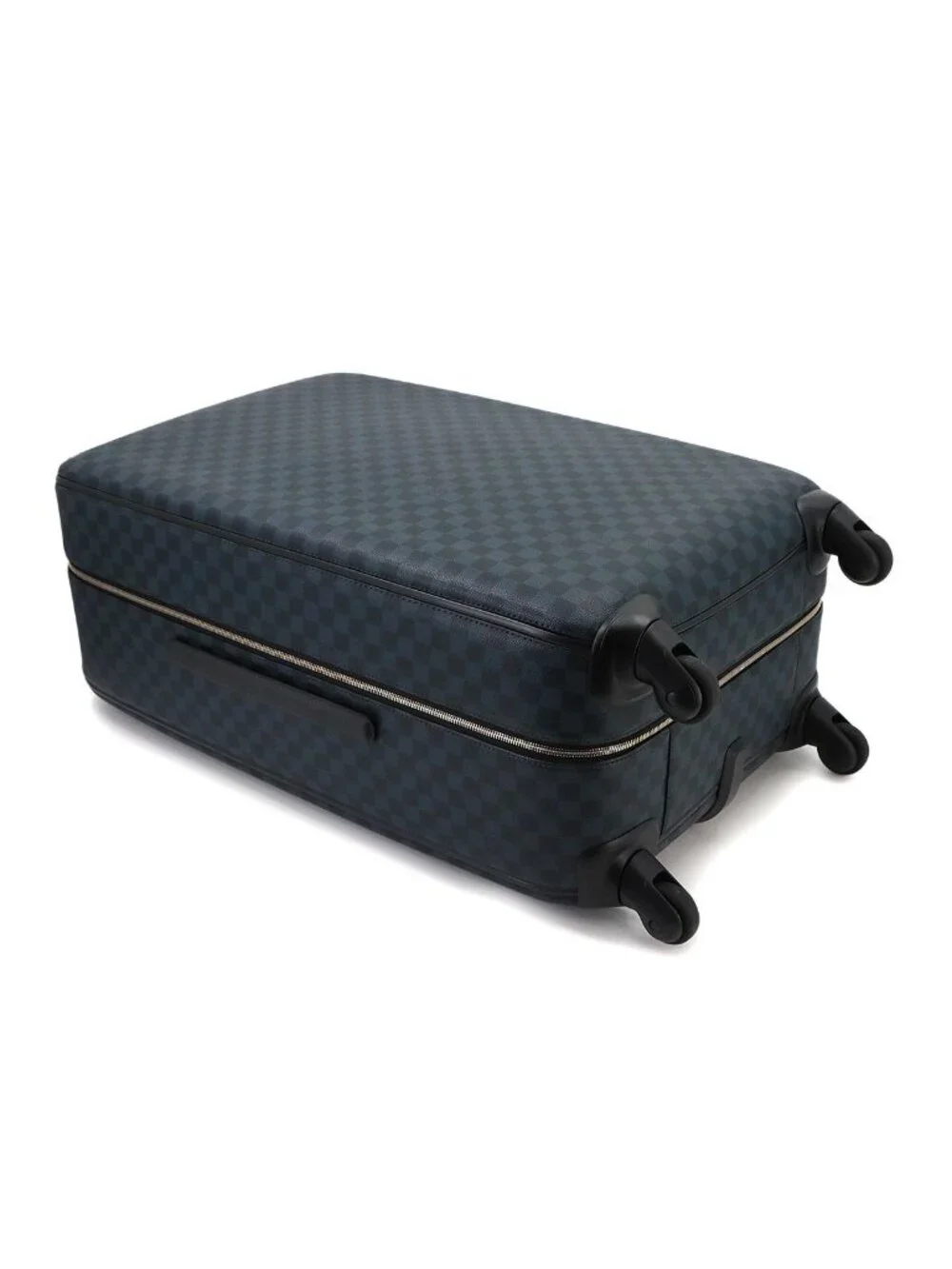 Louis Vuitton Damier Cobalt Zephyr 70 Carrie Bag Blue Silver